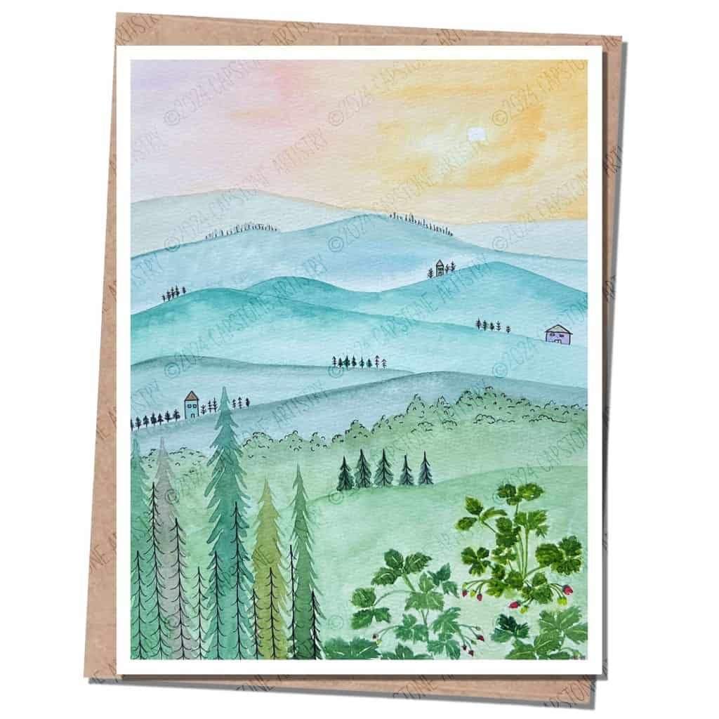 Cards That Actually Mean Something | Artist cards and greeting card box sets. Handproduced, blank inside. FSC paper.