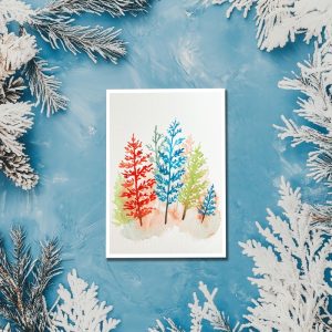 CR0009—Mix Colorful Winter Trees