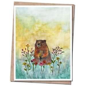 Groundhog Wants to Give You a Flower